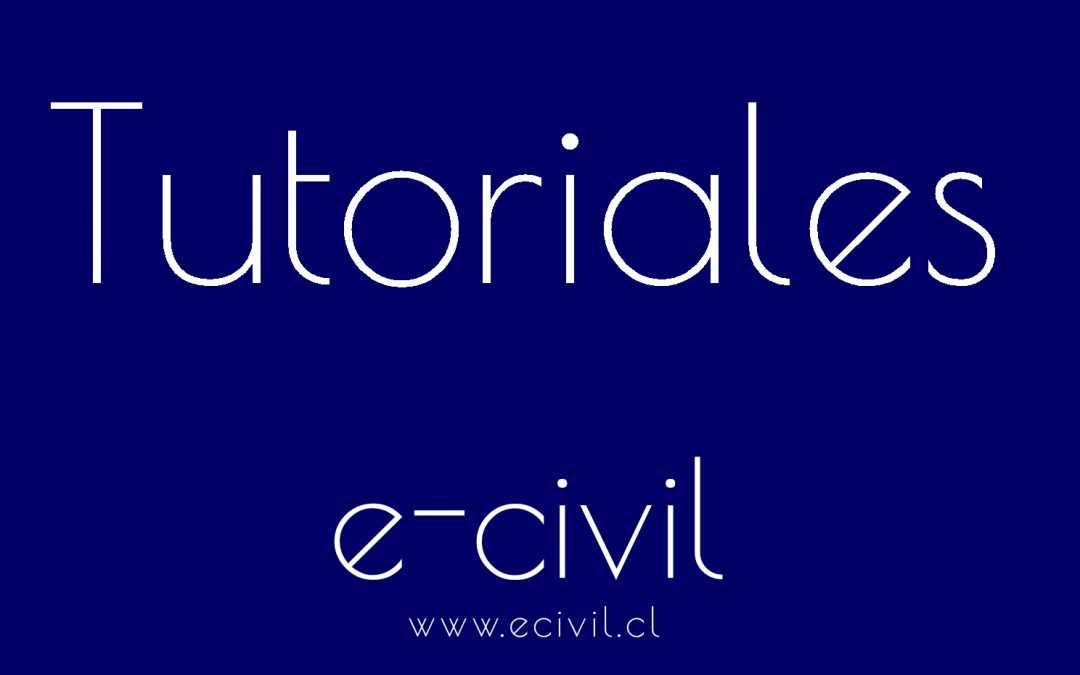 Tutoriales e-civil